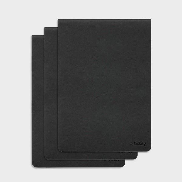 Orbitkey Notebooks Black Orbitkey Organisation Notebook Notepad A4 3-Pack