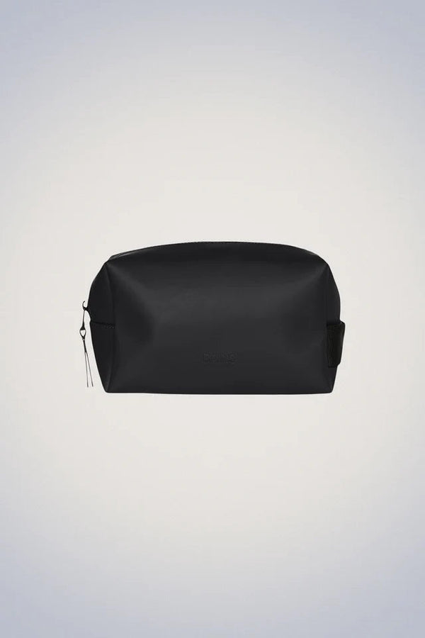 Rains Toiletry Bag 01 Black Rains Wash Bag Large W3