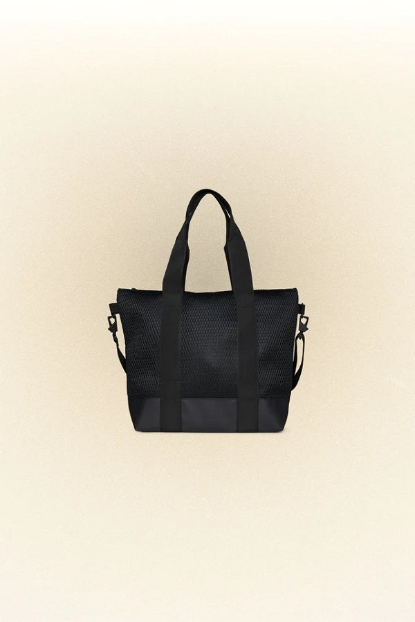 Rains Tote Bags 01 Black Rains Tote Bag Mesh Mini - W3