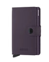 Secrid Wallet Dark Purple Secrid Miniwallet Matte Leather