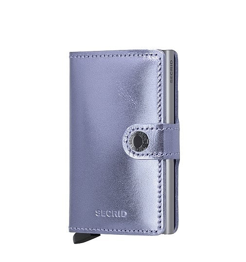 Secrid Wallet Lila Secrid Miniwallet Metallic Leather