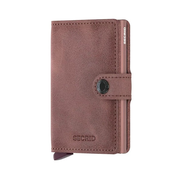 Secrid Wallet Mauve Secrid Miniwallet Vintage Leather