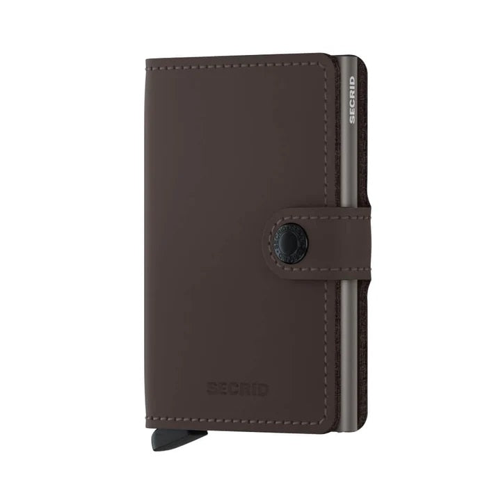 Secrid Wallet Truffle Secrid Miniwallet Matte Leather