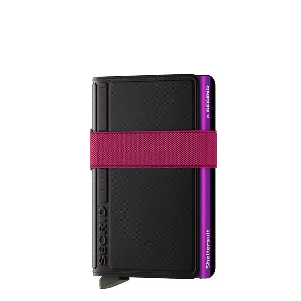 Secrid Wallets Black-Fuchsia Secrid X Sheltersuit Bandwallet TPU