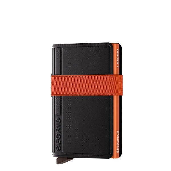 Secrid Wallets Black-Orange Secrid X Sheltersuit Bandwallet TPU