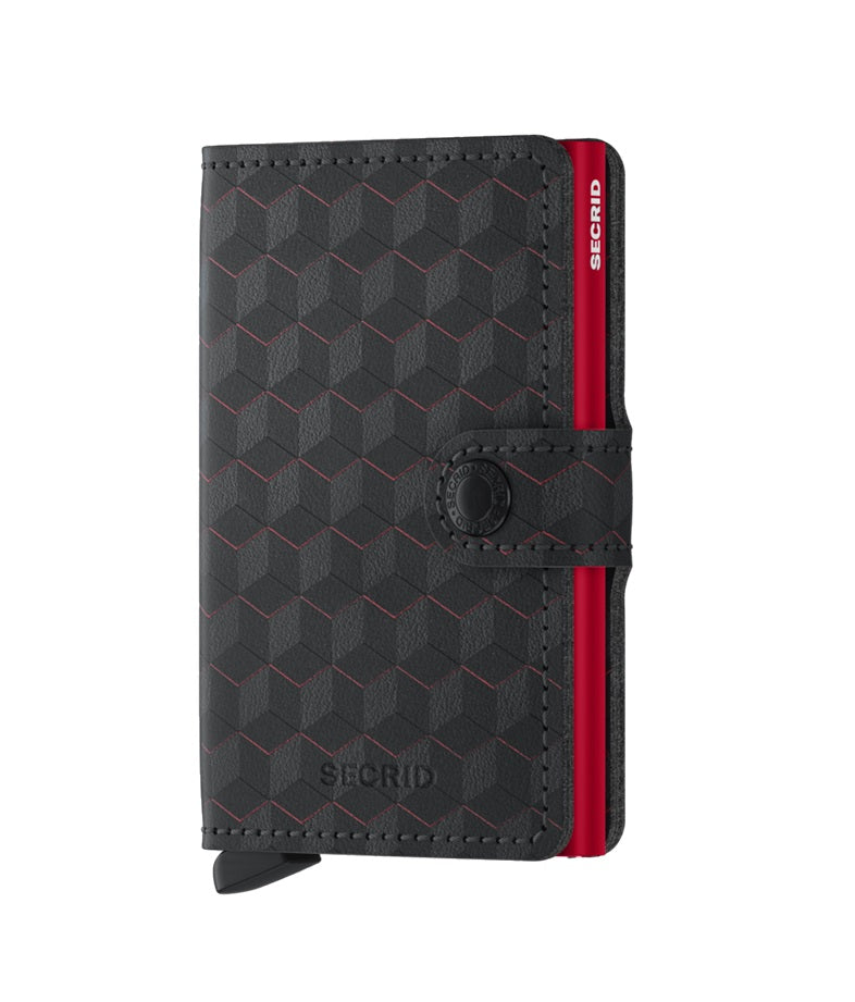 Secrid Wallets Black Red Secrid Miniwallet Optical