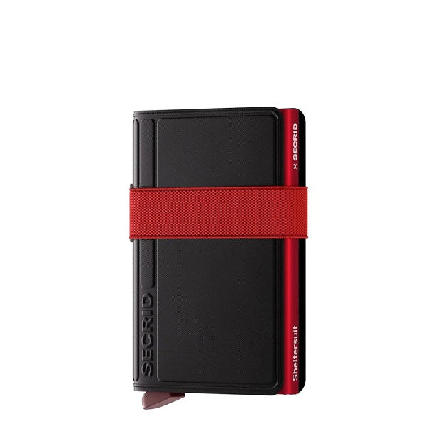 Secrid Wallets Black-Red Secrid X Sheltersuit Bandwallet TPU