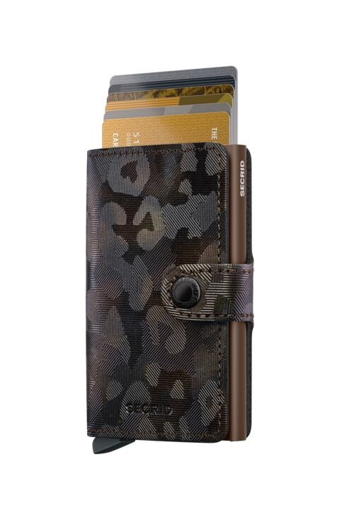 Secrid Wallets Brown Secrid Miniwallet Jungle Leather