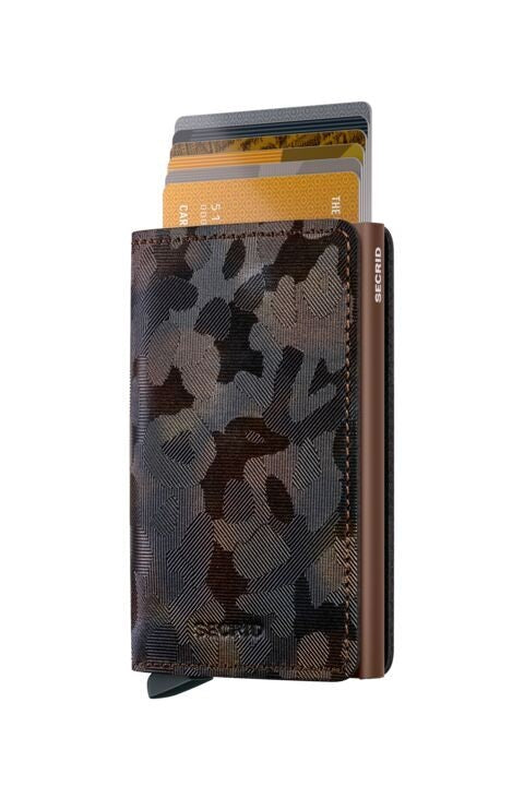 Secrid Wallets Brown Secrid Slimwallet Jungle Leather