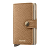 Secrid Wallets Cappuccino Secrid Miniwallet Pebble Leather