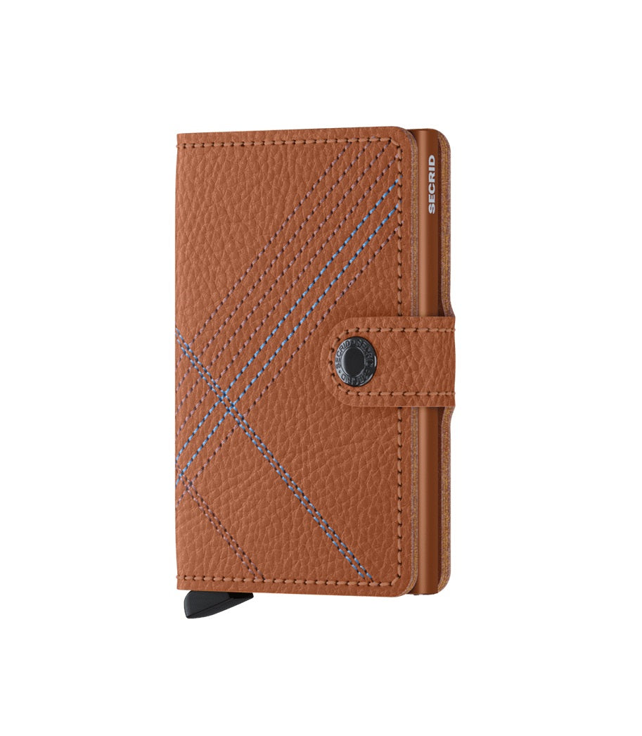 Secrid Wallets Caramello Secrid Miniwallet Stitch Linea