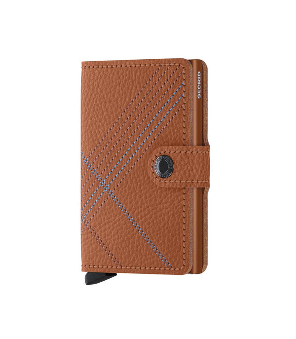 Secrid Wallets Caramello Secrid Miniwallet Stitch Linea
