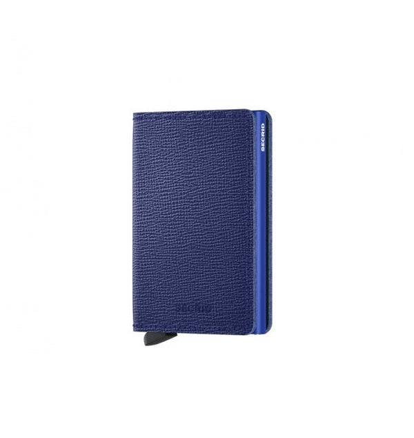 Secrid Wallets Cobalt Secrid Slimwallet Crisple Leather