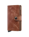 Secrid Wallets Cognac-Brown Secrid Miniwallet Vintage Leather