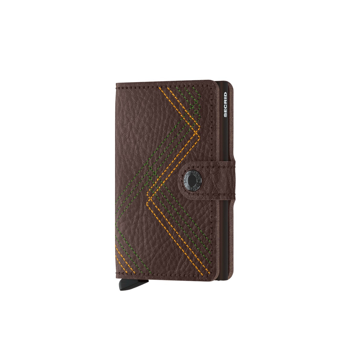 Secrid Wallets Espresso Secrid Miniwallet Stitch Linea