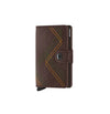Secrid Wallets Espresso Secrid Miniwallet Stitch Linea