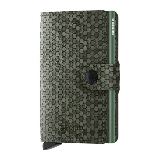 Secrid Wallets Green Secrid Mini Wallet Hexagon