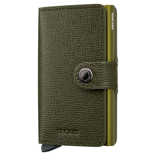 Secrid Wallets Kelp Secrid Miniwallet Crisple Leather