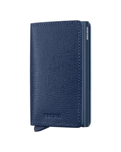 Secrid Wallets Navy Secrid Slimwallet Crisple Leather