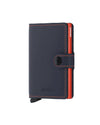 Secrid Wallets Nightblue and Orange Secrid Miniwallet Matte Leather