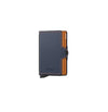 Secrid Wallets NightBlue Orange Secrid Twin Wallet Matte Leather