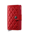 Secrid Wallets Red Secrid Premium Miniwallet Emboss Diamond Black