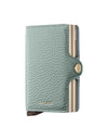 Secrid Wallets Sea Green Secrid Twinwallet Pebble Leather