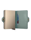 Secrid Wallets Sea Green Secrid Twinwallet Pebble Leather