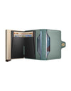 Secrid Wallets Sea Green Secrid Twinwallet Pebble Leather