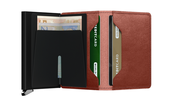 Secrid Wallets Secrid Premium Slimiwallet Basco Brown