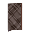 Secrid Wallets Tartan Brown Secrid Card Protector Laser