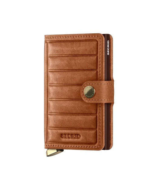 Urban Traveller & Co. Secrid Premium Miniwallet Emboss Lines Cognac