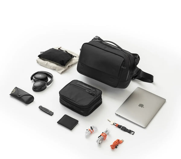 Urban Traveller & Co. Sling Bags Black Black Ember : Grip Sling 12L Embertex PFAS Free