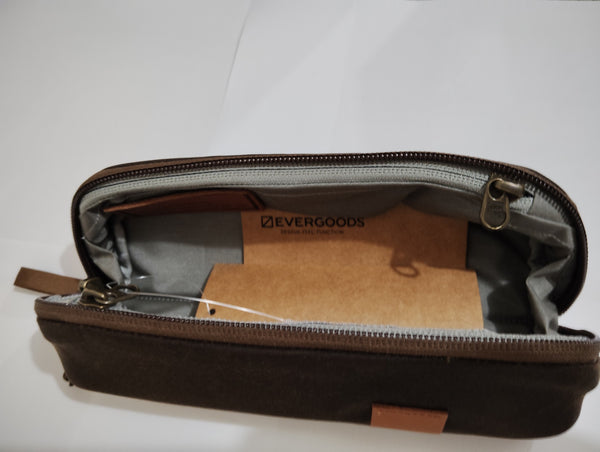 Evergoods Civic Access Pouch 0.5L Waxed Canvas