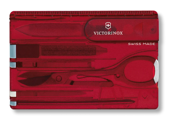 Victorinox Knife Victorinox Swiss Card Red