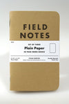 Fieldnotes Notebooks Field Notes Original Kraft 3-Pack