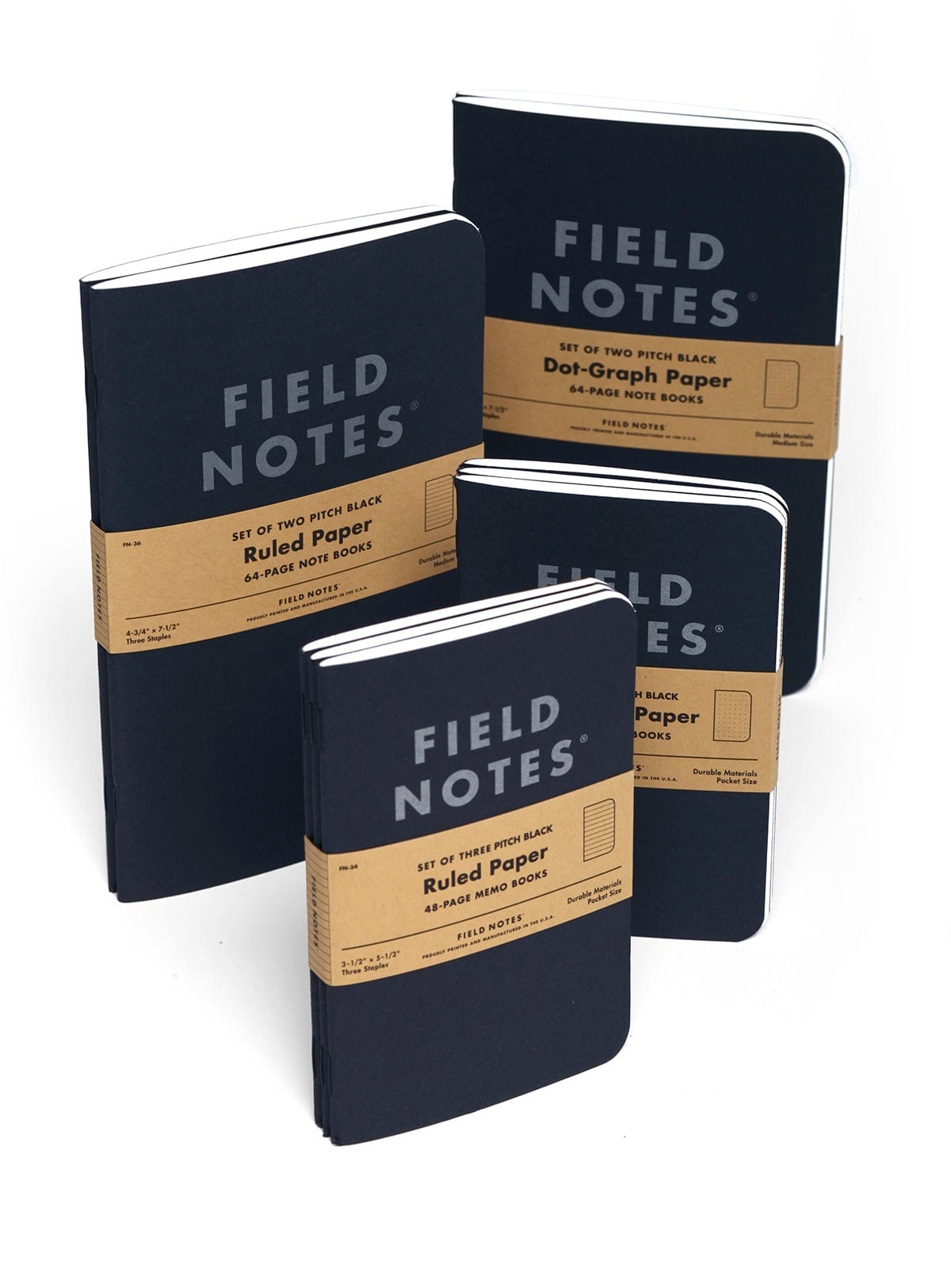 Field Notes Pitch Black Memo Book