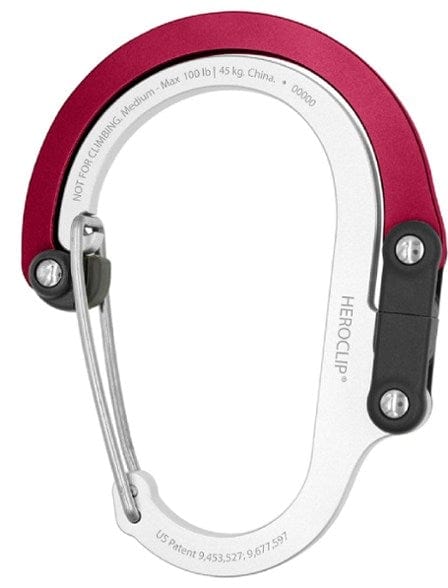 Heroclip Carabiner Large Hot Rod Red Heroclip - Large