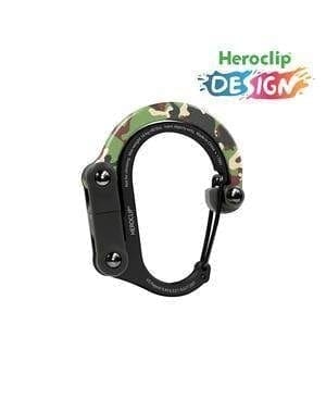 Heroclip Carabiner Mini Woodland Hero Heroclip - Mini
