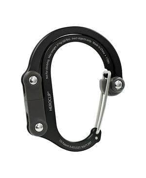 Heroclip Carabiner Small Stealth Black Heroclip - Small