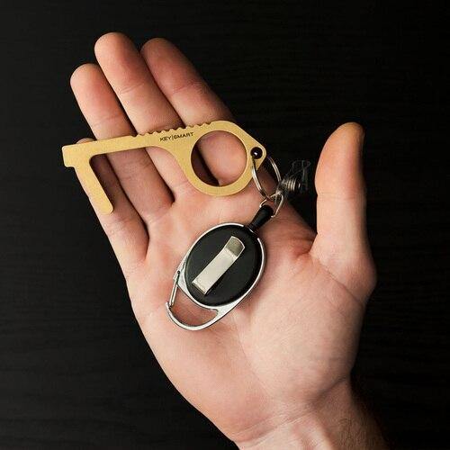 Keysmart Carabiner Quick Retract - Retractable Keychain Carabiner