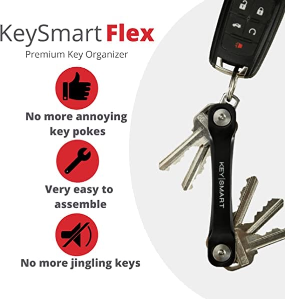 Keysmart Keyholder Keysmart Flex Black