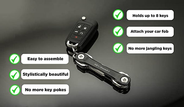 Keysmart Keyholder Keysmart Flex Black