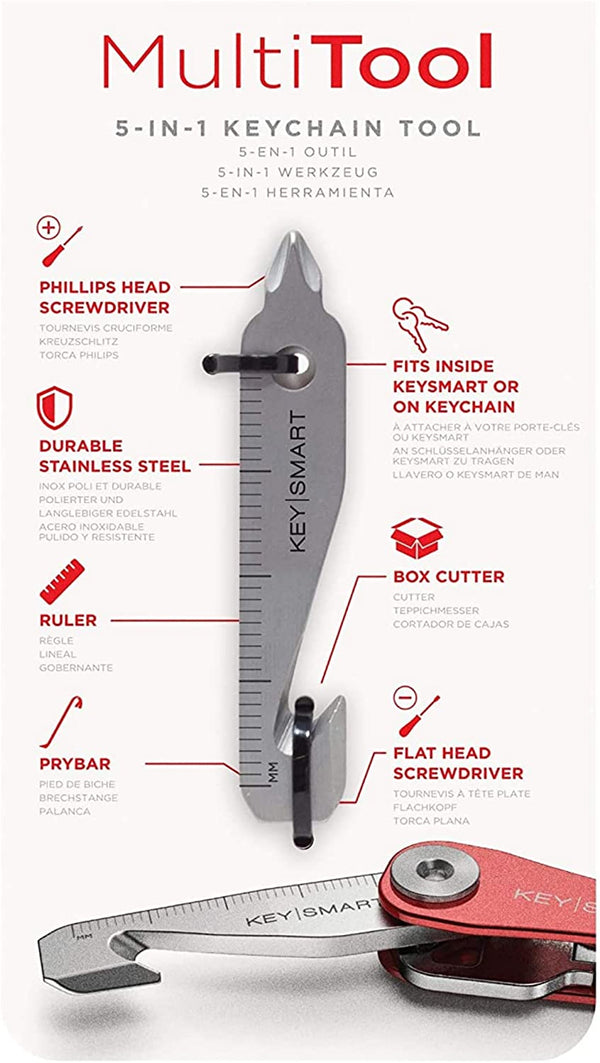 KeySmart Key Dangler - Stainless