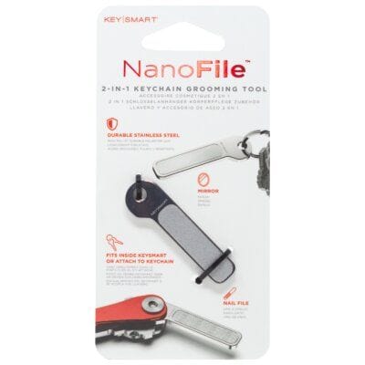 Keysmart Tools Keysmart NanoFile 2-in-1 Keychain Grooming Tool