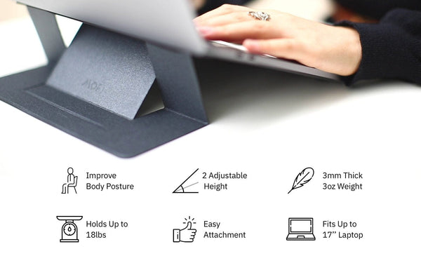 Moft Digital Accessories MOFT Airflow Universal - Adhesive Laptop Stand
