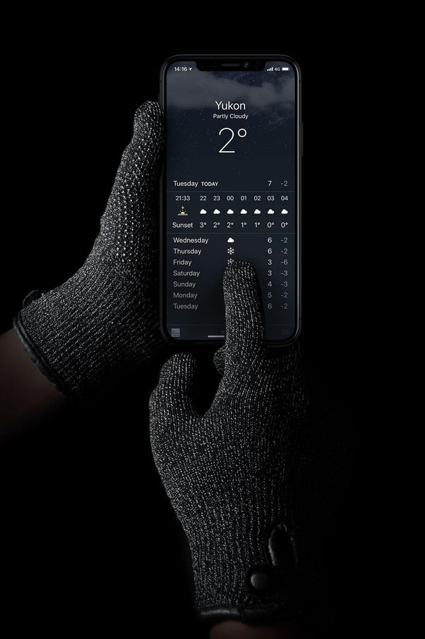 Mujjo Digital Accessories Mujjo Knitted Doubled Layered Touchscreen Gloves