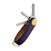 Orbitkey Keyholder Aubergine Purple Orbitkey Crazy Horse Leather