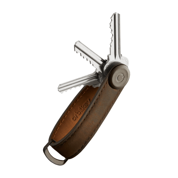 Orbitkey Keyholder Oak Brown Orbitkey Crazy Horse Leather