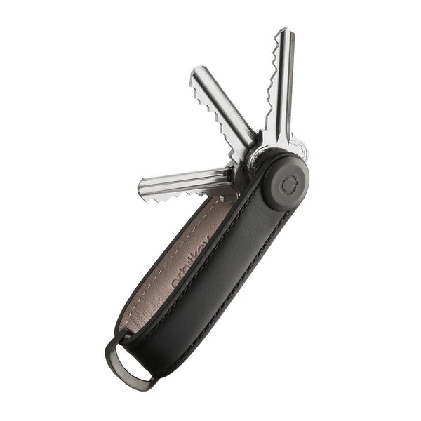 Orbitkey Keyholder Orbitkey Leather 2.0 Black Exclusive Key Holder